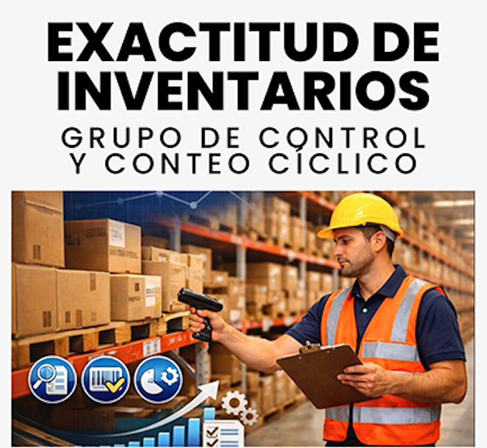 Exactitud de Inventarios: Grupo de Control y Conteo Cíclico